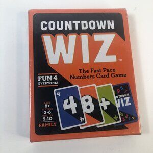 Countdown Wiz The Fast Pace Numbers Card Game -  NIB Factory Sealed